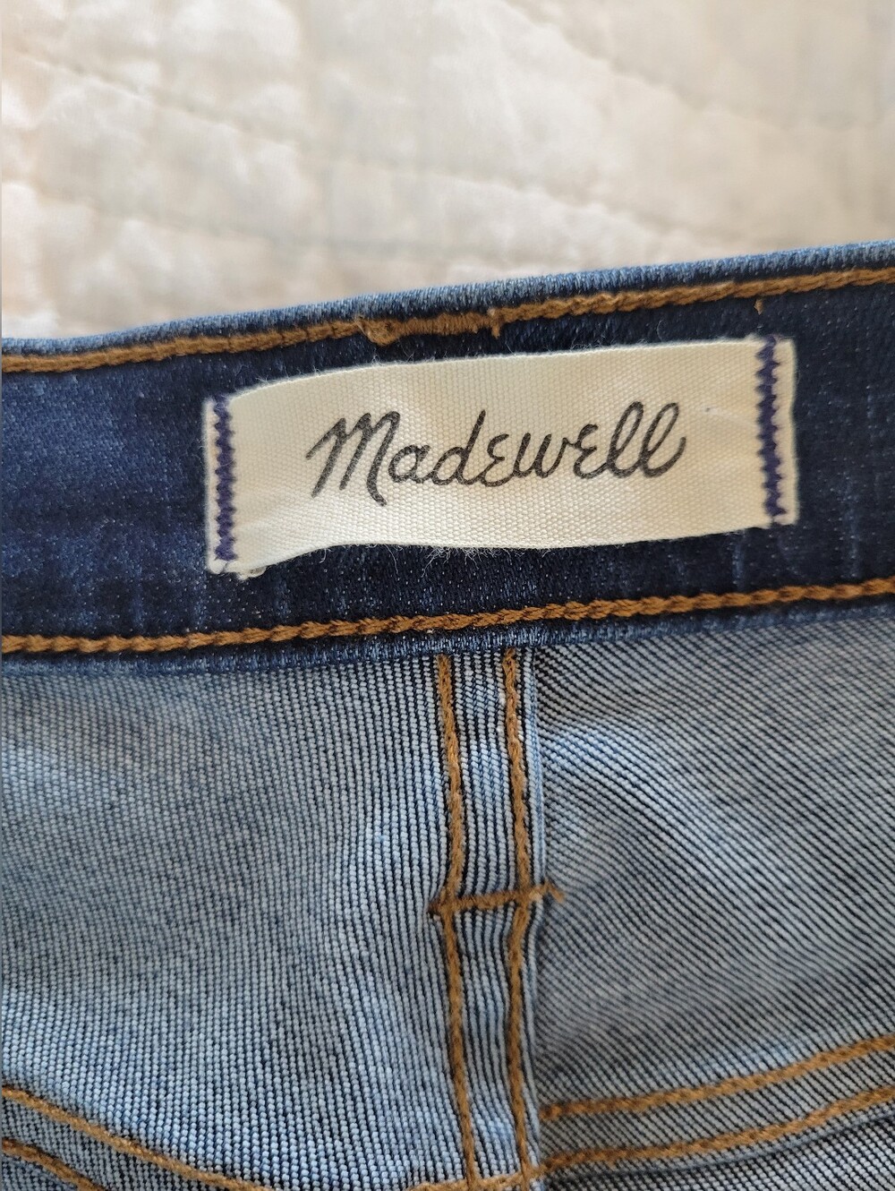 Madewell High Rise Skinny Jeans in Dark Indigo Wash - Picture 3 of 6